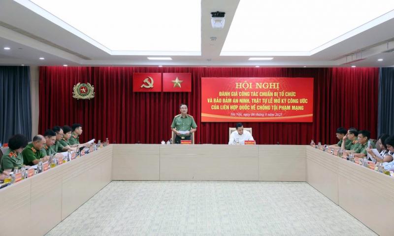 Bảo đảm an ninh, an toàn và thành công Lễ mở ký Công ước của LHQ về chống tội phạm mạng