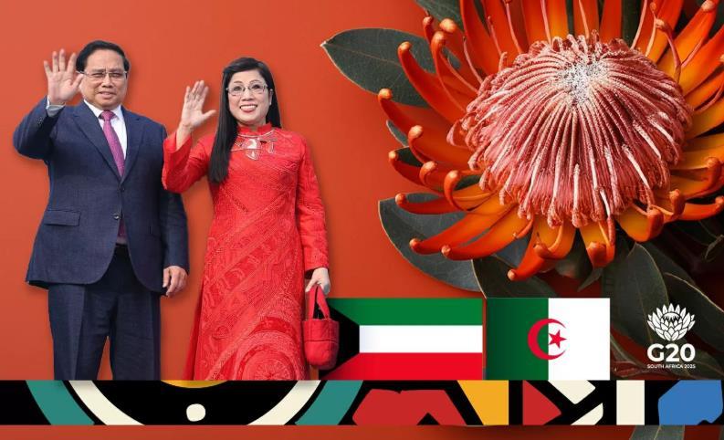 Thủ tướng Phạm Minh Chính thăm chính thức Kuwait, Algeria và dự Hội nghị Thượng đỉnh G20 tại Nam Phi