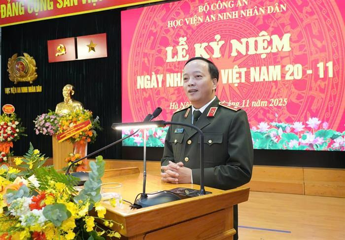 Học viện An ninh nhân dân tri ân các nhà giáo - Nâng tầm chất lượng đào tạo cán bộ an ninh