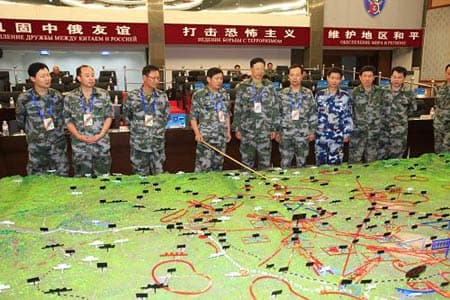 Trung Quốc và Nga bắt đầu cuộc tập trận chống khủng bố mang tên "Sứ mệnh Hòa bình-2009"