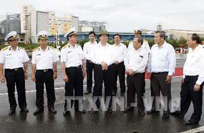 Thủ tướng Nguyễn Tấn Dũng làm việc với tỉnh Bà Rịa - Vũng Tàu và Tổng công ty Tân Cảng Sài Gòn