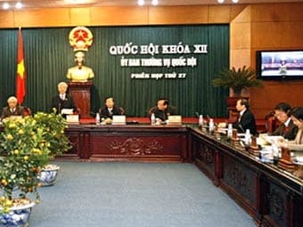 Ủy ban Thường vụ Quốc hội bàn về 2 dự án Luật