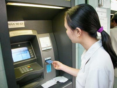 Toàn bộ hệ thống ATM các ngân hàng được liên thông