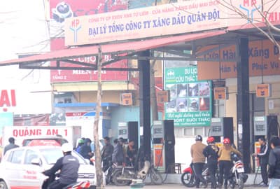 Các cửa hàng xăng dầu vẫn bán hàng bình thường
