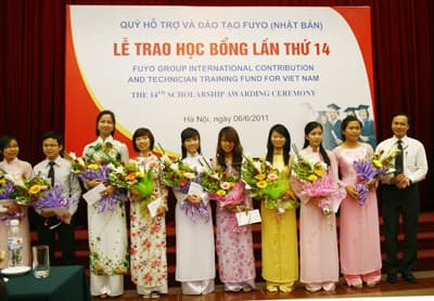 80 sinh viên Việt Nam nhận học bổng FUYO