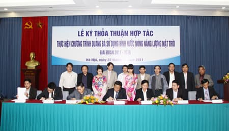Lắp đặt 70.000 bình nước nóng năng lượng mặt trời