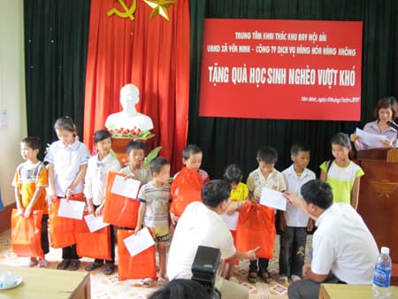 Người Nội Bài làm việc thiện