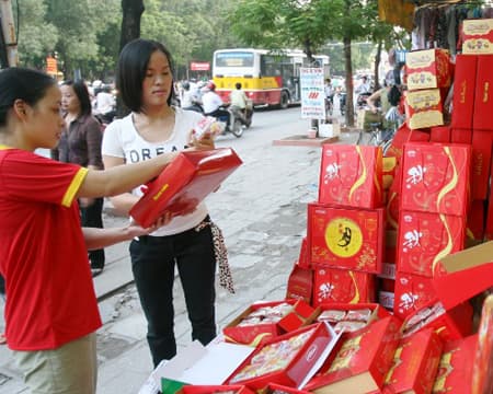 Sôi động thị trường bánh Trung thu