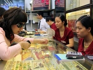 Vàng trong nước tăng nhẹ 30.000 đồng mỗi lượng