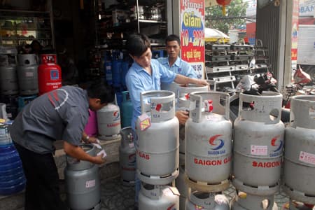 Từ 1-5, điều chỉnh giảm giá gas bán lẻ trong nước