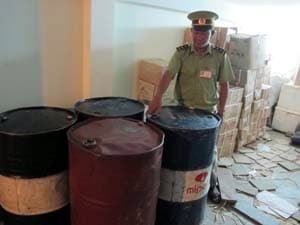 Hà Nội: Thu giữ 800 lít xăng, dầu không có hóa đơn