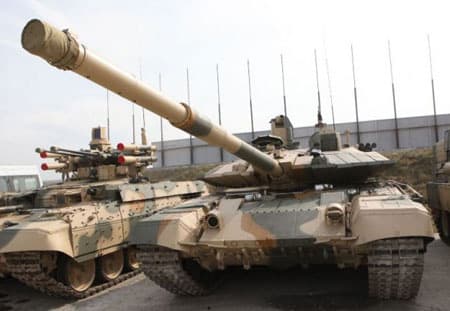 Nga tiếp tục quảng bá MBT T-90MS tại châu Á và châu Phi