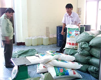Phú Yên: Thu giữ 1.250kg bột ngọt nhập lậu