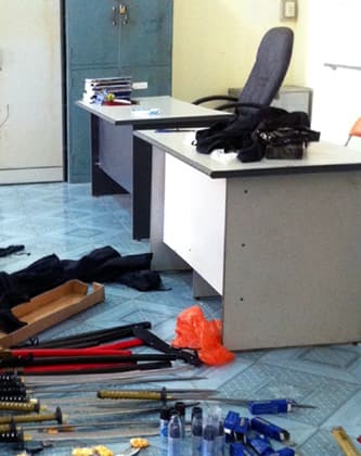 Phú Yên: Bắt một vụ vận chuyển vũ khí trái phép