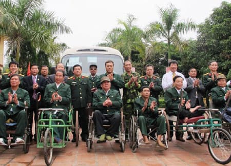 Nghĩa tình tri ân thương binh, bệnh binh nặng