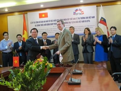 EFTA công nhận quy chế kinh tế thị trường cho Việt Nam