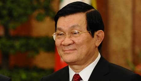 Thư của Chủ tịch nước Trương Tấn Sang gửi Đoàn Nghi lễ Quân đội