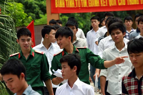 Tiêu chuẩn sức khỏe dự thi trường quân sự