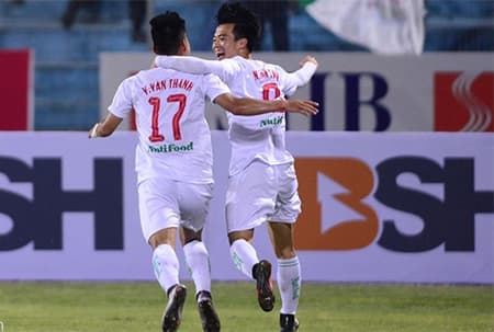 Vòng 1 giải V-League 2016: HAGL dẫn đầu bảng