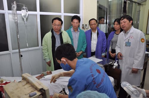 Bệnh viện Quân y 103 tích cực cấp cứu nạn nhân vụ nổ tại khu đô thị Văn Phú, Hà Đông