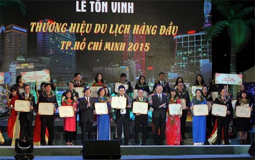 Trao 124 giải thưởng thương hiệu du lịch hàng đầu TP Hồ Chí Minh năm 2015
