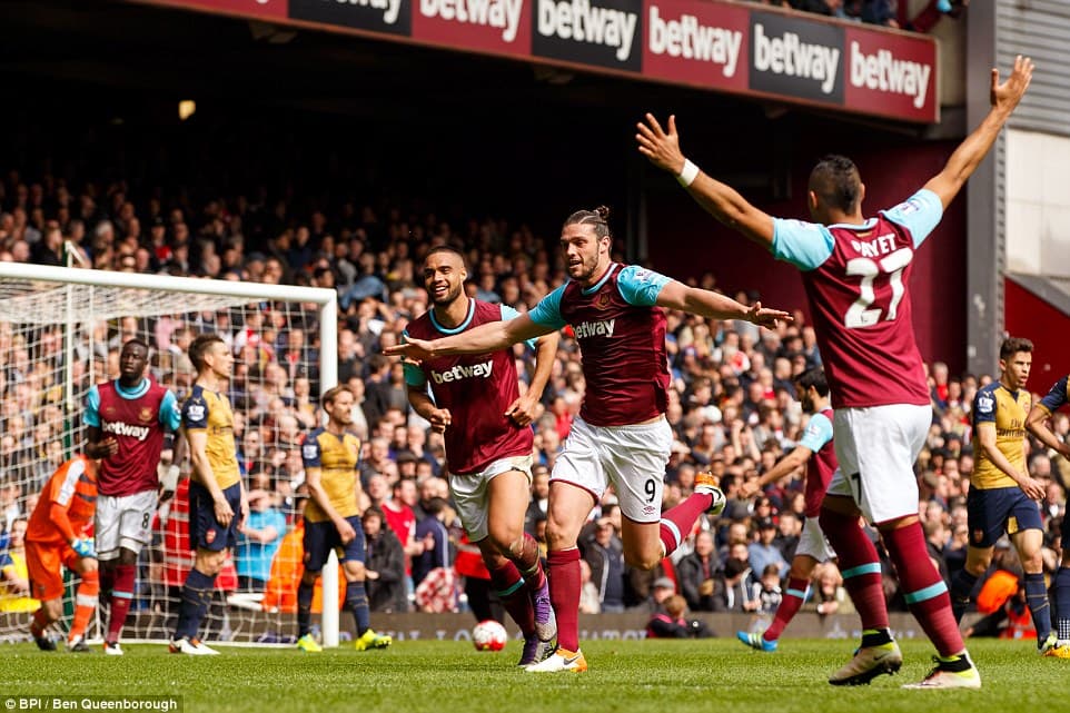 West Ham và Arsenal chia điểm trong "cơn mưa" bàn thắng
