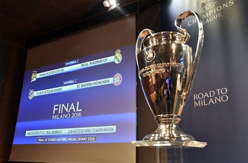 Bán kết cúp C1: Man City gặp Real, Atletico đối đầu Bayern
