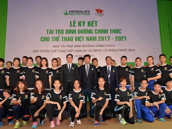Các VĐV dự Olympic Rio 2016 chính thức có nhà tài trợ dinh dưỡng