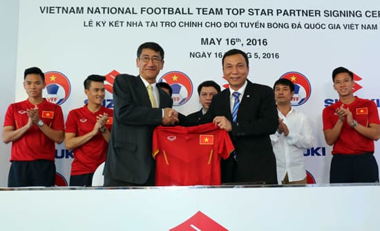 Các đội tuyển Quốc gia Việt Nam có thêm nhà tài trợ mới