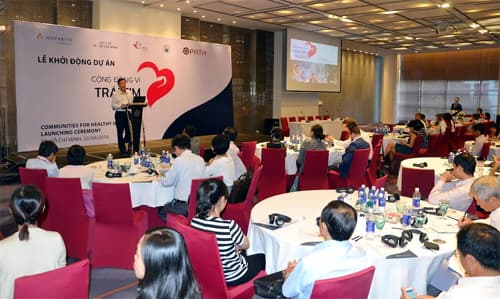 Khởi động Dự án “Cộng đồng vì trái tim khỏe”