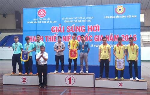 Hơn 120 VĐV tranh tài giải bắn súng hơi thanh- thiếu niên toàn quốc năm 2016