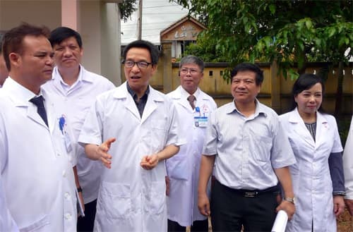 Phó thủ tướng Vũ Đức Đam kiểm tra, chỉ đạo công tác phòng và chống dịch sốt xuất huyết tại Tây Nguyên