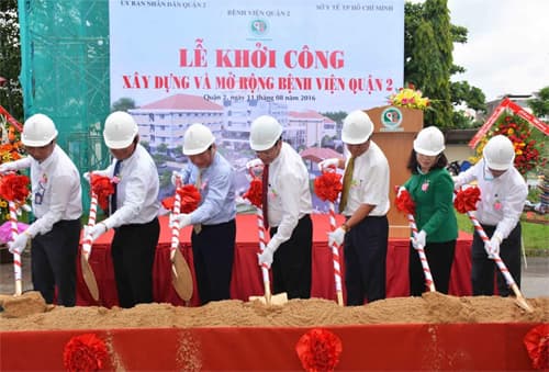 Khu đô thị mới Thủ Thiêm: Khởi công dự án mở rộng bệnh viện