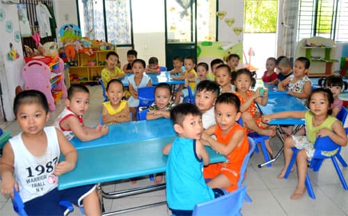 “Chạy đua” vào trường mầm non công lập