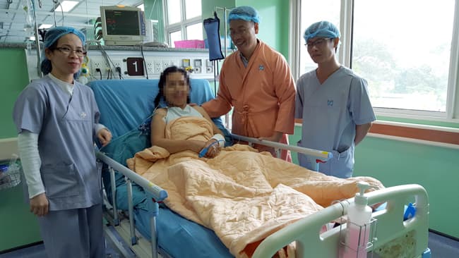Cứu chữa thành công bệnh nhân bị hở van tim 3 lá nặng