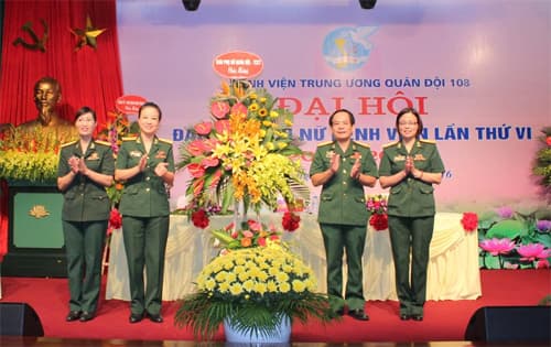 Bệnh viện Trung ương Quân đội 108 tổ chức Đại hội phụ nữ lần thứ VI