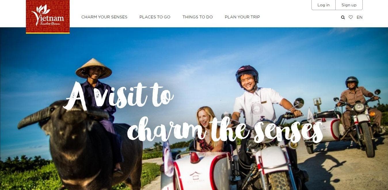 Quảng bá du lịch Việt Nam trên trang web tiếng Anh