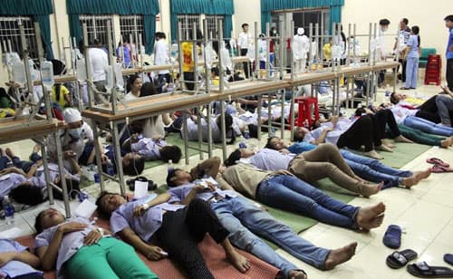 Bình Phước: Hơn 120 công nhân nhập viện sau bữa tối