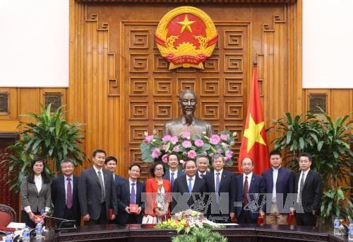 Thủ tướng Nguyễn Xuân Phúc tiếp lãnh đạo một số Tập đoàn Trung Quốc