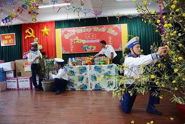 Trường Sa đón chào năm mới 2017