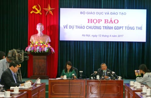 Giới thiệu Dự thảo Chương trình GDPT tổng thể