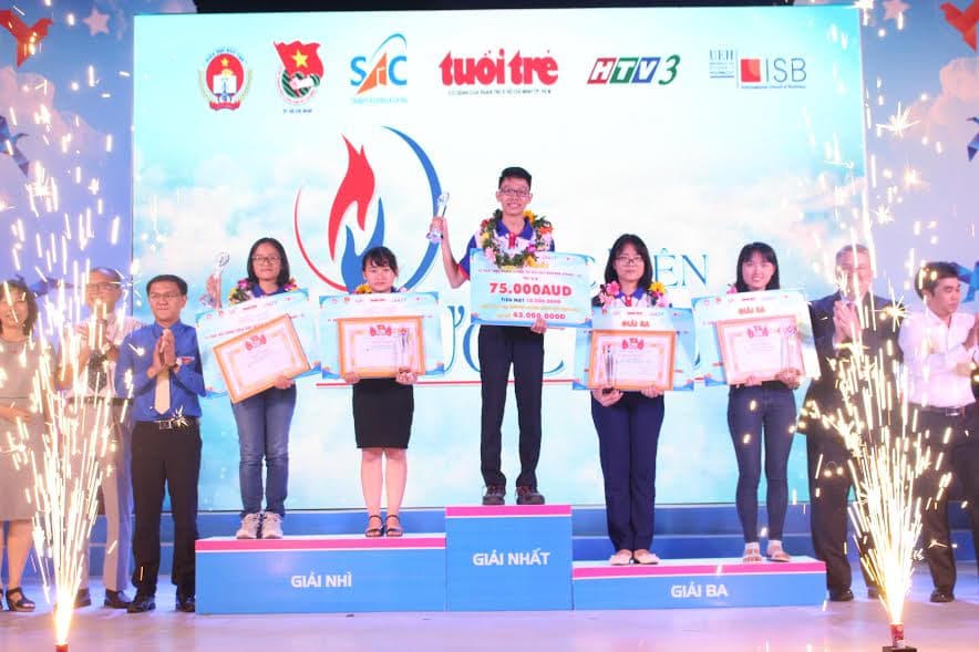 Thí sinh Đặng Vũ Bảo đoạt quán quân Cuộc thi "Thực hiện ước mơ” năm học 2016-2017