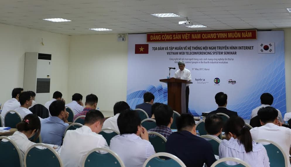 Hàn Quốc hỗ trợ phát triển công nghệ hội nghị truyền hình trực tuyến ở Việt Nam