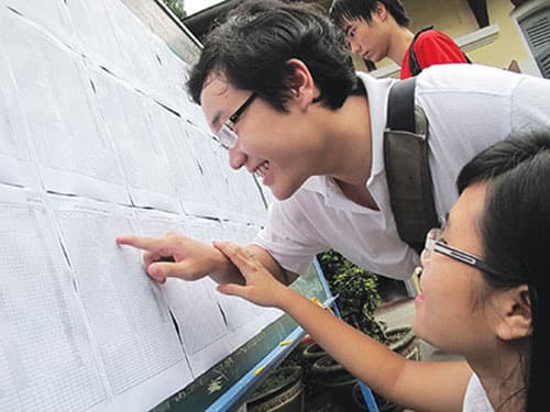 Các trường đại học bắt đầu công bố ngưỡng điểm xét tuyển