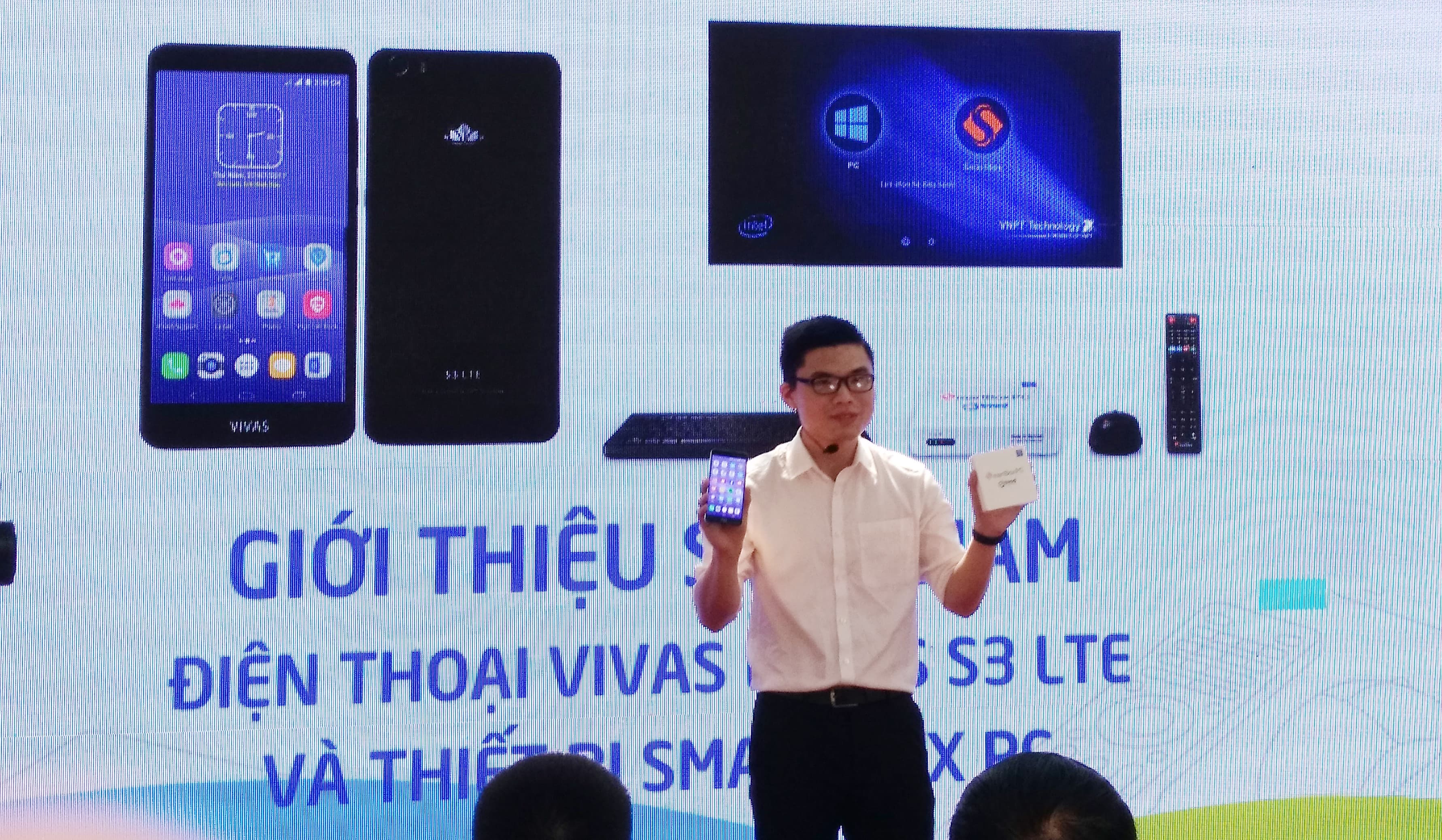 VNPT Technology ra mắt điện thoại Vivas Lotus S3 LTE và SmartBox PC hai trong một