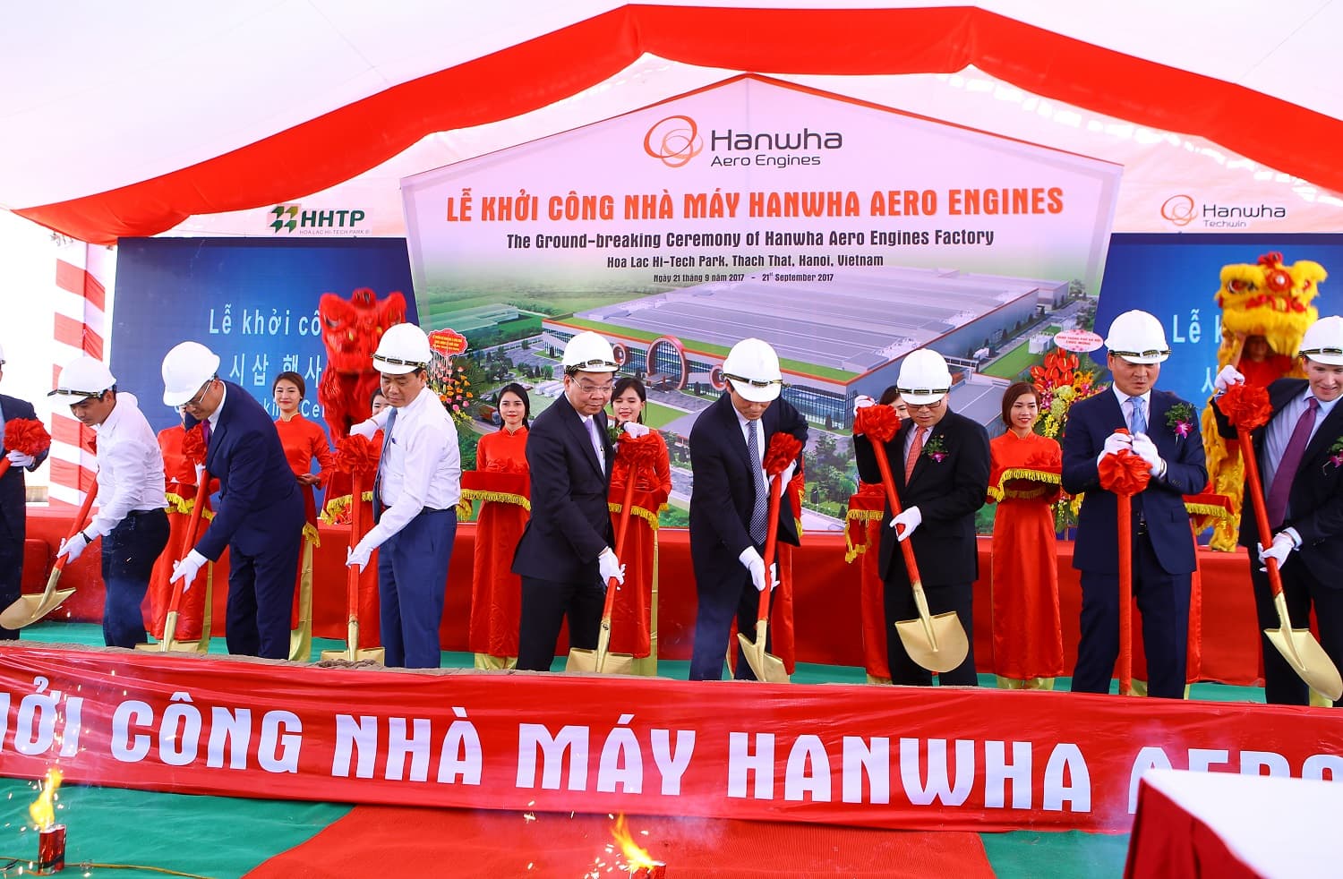 Khởi công nhà máy linh kiện máy bay đầu tiên tại Khu Công nghệ cao Hòa Lạc