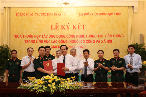 Hợp tác ứng dụng công nghệ thông tin, viễn thông trong lĩnh vực lao động, người có công và xã hội
