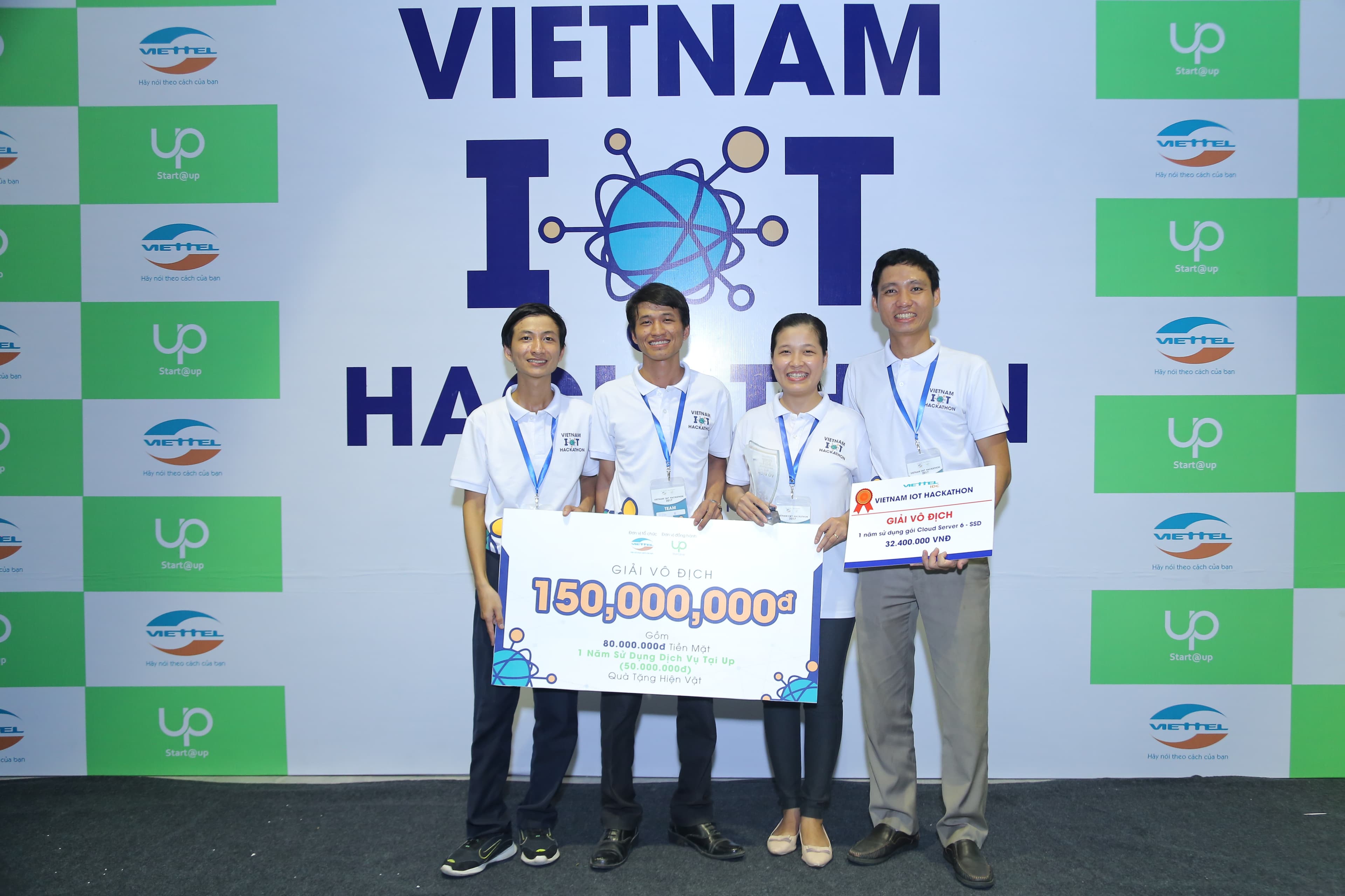 Viettel đồng hành cùng các tác giả đoạt giải Cuộc thi Vietnam IoT Hackathon 2017