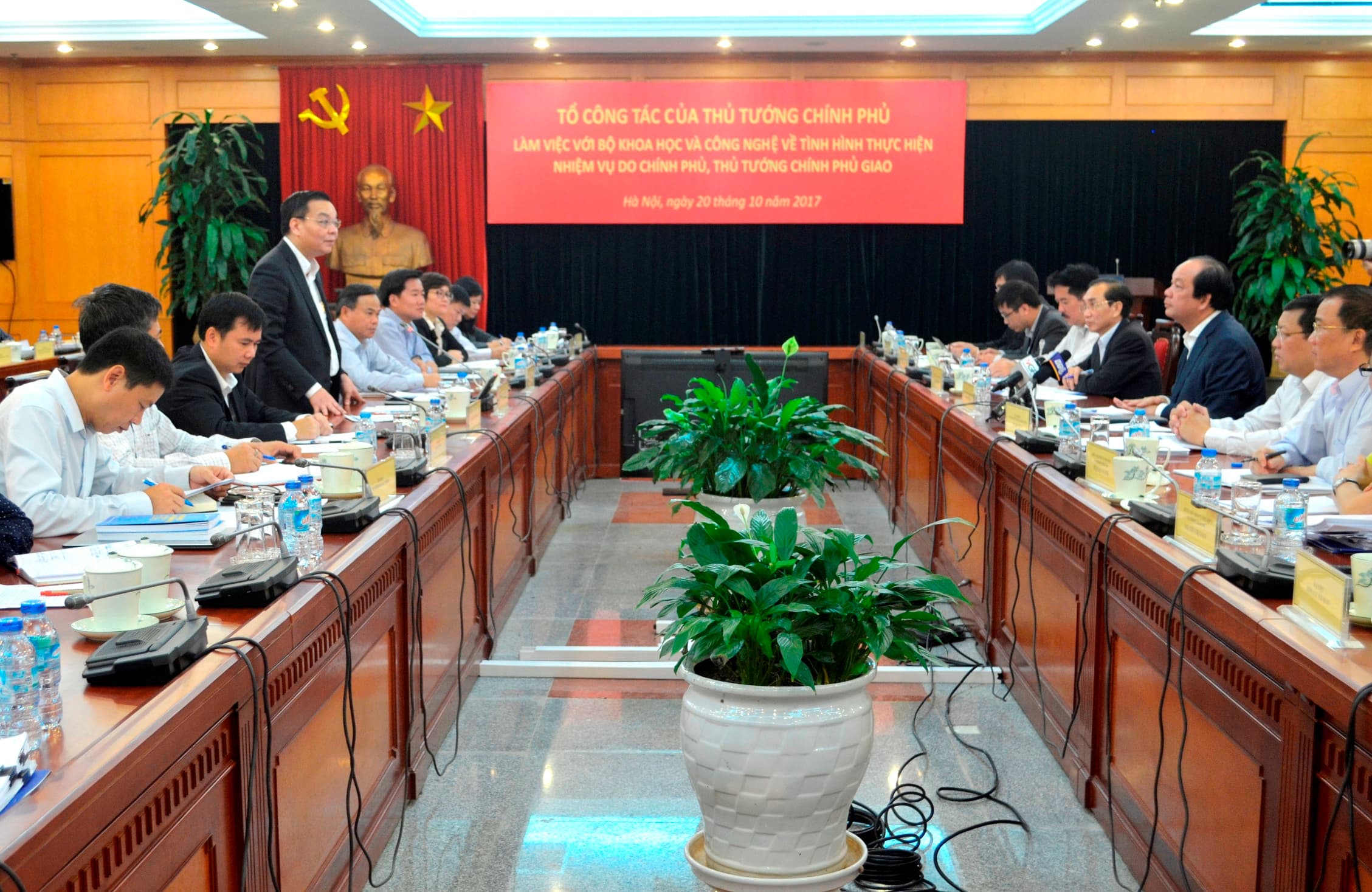 Tổ công tác của Thủ tướng Chính phủ làm việc với Bộ Khoa học và Công nghệ