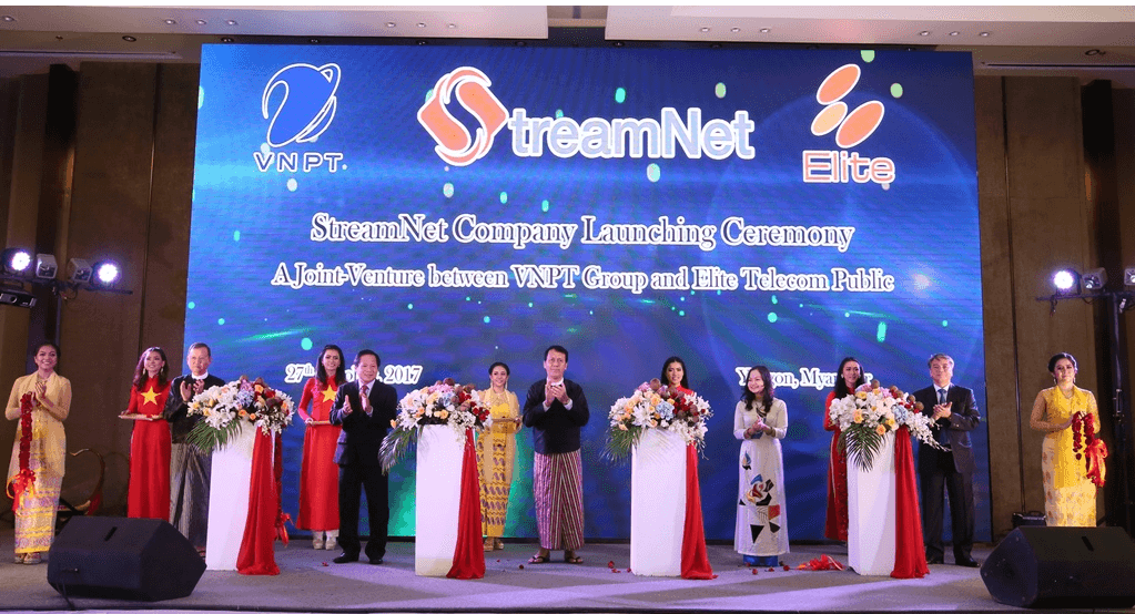 VNPT khai trương liên doanh StreamNet tại Myanmar